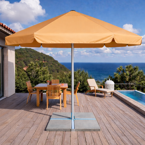 Parasol Ogrodowy z podstawą na płyty chodnikowe